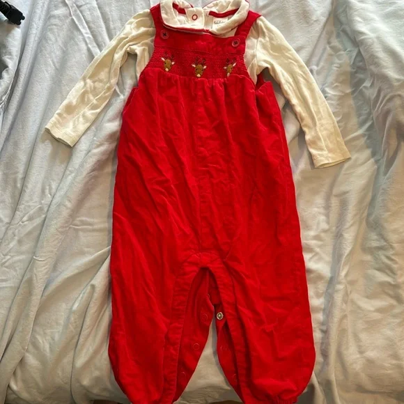 Baby Boden holiday jumper and onesie